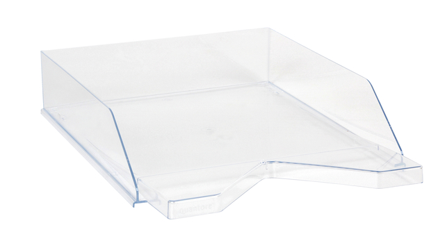 Corbeille à courrier Quantore transparent