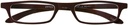 Lunettes de lecture I Need You +1.00 dpt Zipper brun