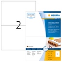Etiquette HERMA 10774 résiste aux intempéries 210x148mm blanc 160pcs