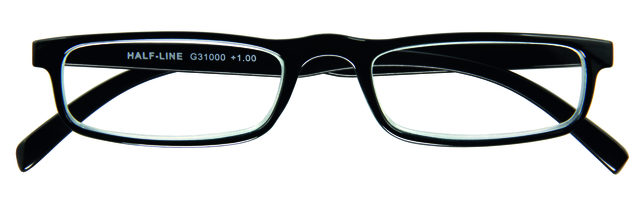Lunettes de lecture I Need You +1.00 dpt Half-line noir