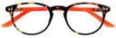 Leesbril I Need You +1.00 dpt Dokter New bruin-oranje