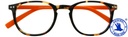Leesbril I Need You +3.00 dpt Junior Selection bruin-oranje