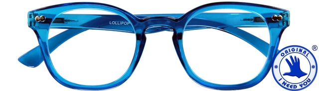 Lunettes de lecture I Need You +2.50 dpt Lollipop bleu