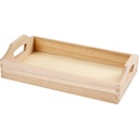 Dienblad Creativ Company hout 30x17x5cm
