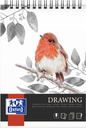 Bloc à dessin Oxford Drawing A4 spirale 50 feuilles 160g