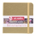Carnet de croquis Talens Art Creation 120x120mm 140g 80 feuilles jaune d'or
