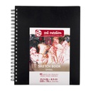 Schetsboek Talens Art Creation 80 witte vellen 110gr 210x280mm spiraal zwart