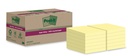 Bloc-mémos Post-it 622 RSS12CY 47,6x47,6mm jaune canari 12 pièces