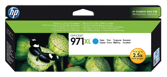 Cartouche d’encre HP CN626AE 971XL bleu