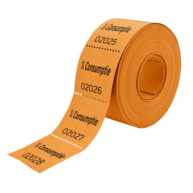 Bon de ½ consommation CombiCraft 500 pièces orange