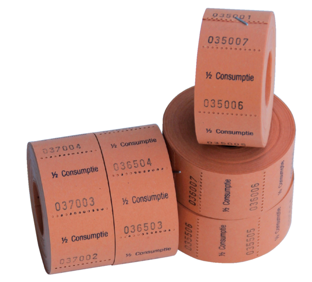 Bon de ½ consommation CombiCraft 500 pièces orange