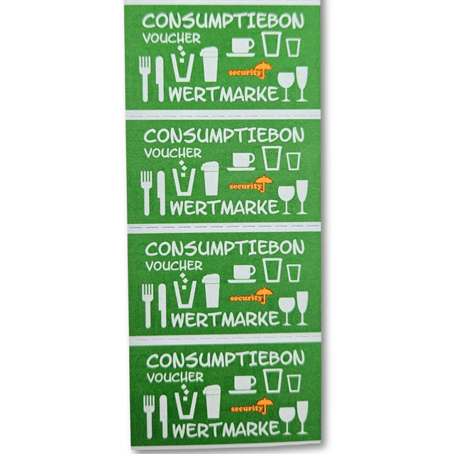 Bon de consommation CombiCraft sécurité UV 500 pièces vert