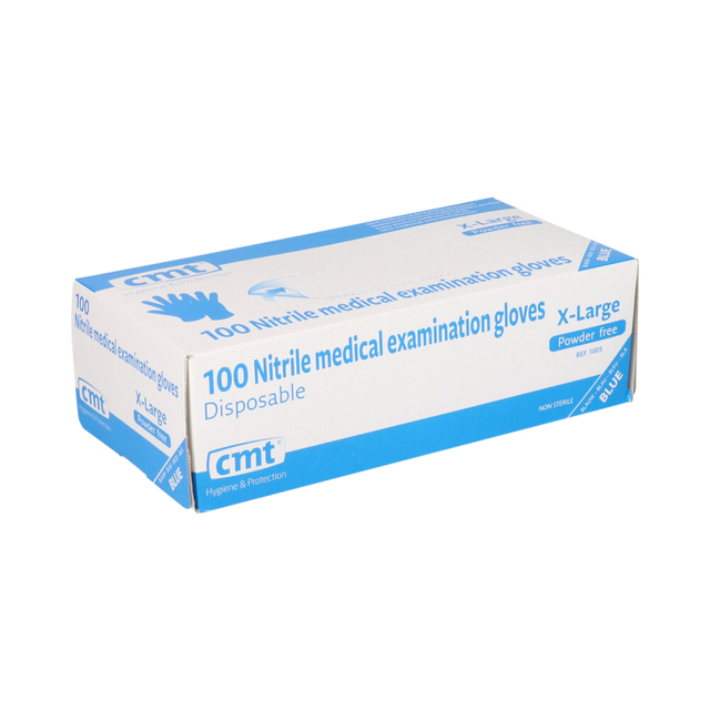 Handschoen CMT XL nitril blauw 100 stuks