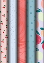 Papier cadeau Stewo Fresh Patterns 200x70cm assorti