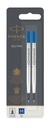 Recharge roller Parker Quink Medium bleu blister 2 pièces