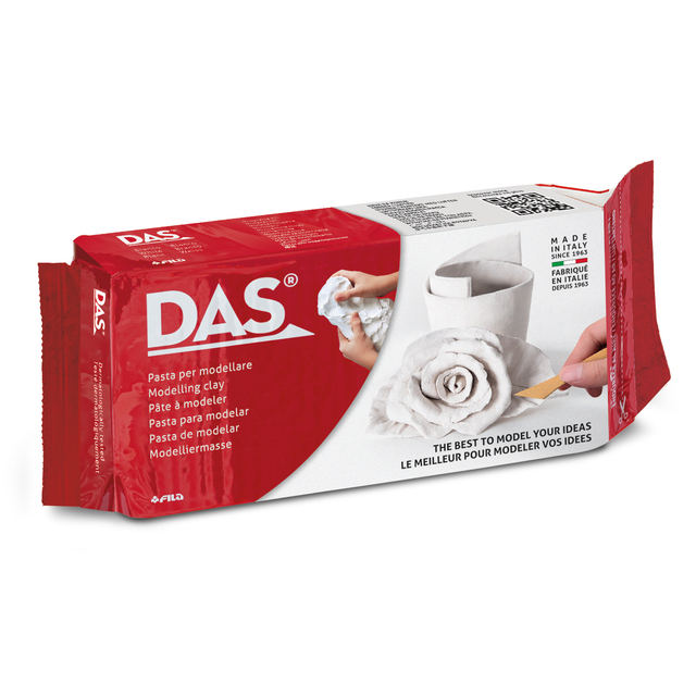 Pâte à modeler DAS auto-durcissante blanc 1000g