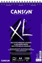 Bloc à dessin Canson XL Multitechniques liquides A4 30 feuilles 250g ultra blanc