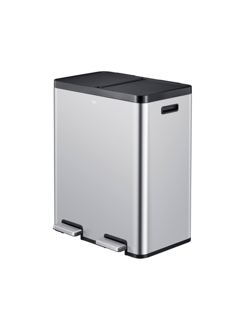 Pedaalemmer EKO Essential Recycler 2x30 liter rvs