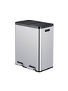 Pedaalemmer EKO Essential Recycler 2x30 liter rvs
