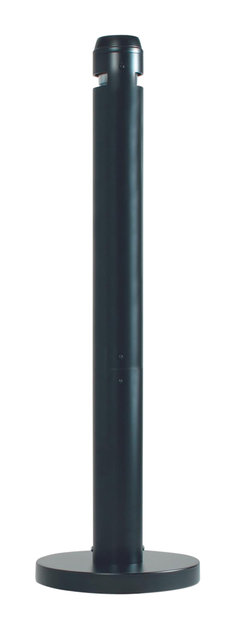Collecteur de cigarettes Rubbermaid Smokers' Pole à poser noir