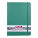 Schetsboek Talens Art Creation 80 witte vellen 140gr 210x297mm woudgroen