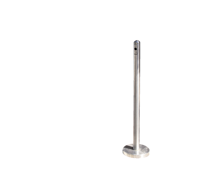 Cendrier sur pied Securit Pole Inox sans le socle