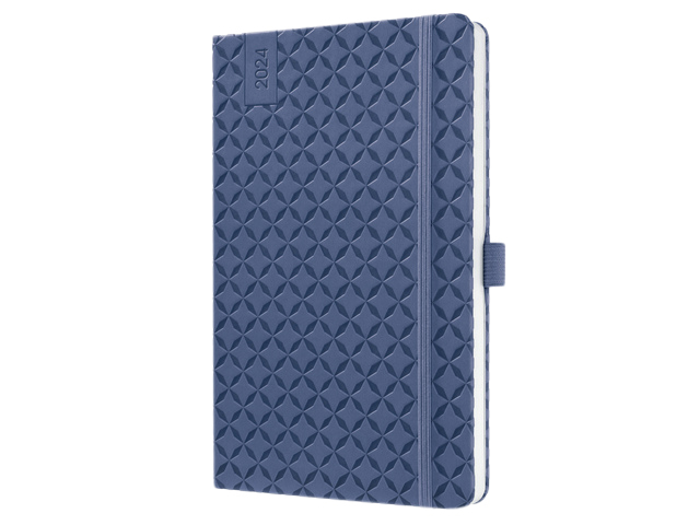 Agenda 2024 Sigel Jolie Flair A5 7 jours/2 pages indigo blue