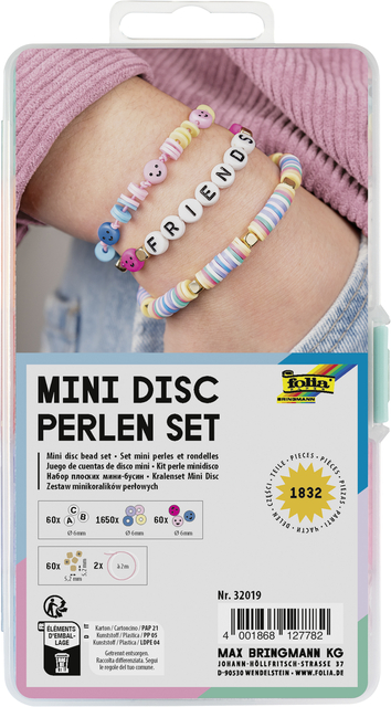 Perles Folia mini disc set 1832 pièces assorti