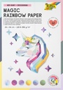 Papier et carton miroir Folia 24x34cm 120g et 250g 12 feuilles 6 teintes