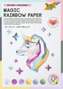 Papier et carton miroir Folia 24x34cm 120g et 250g 12 feuilles 6 teintes