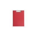 Porte-bloc MAULpoly A4 portrait film PP rouge