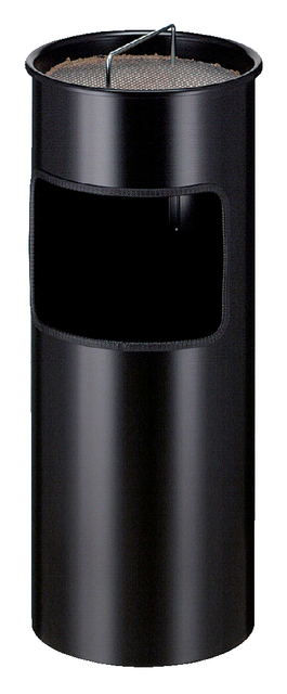 Poubelle-cendrier Vepa Bins V-part 30L noir