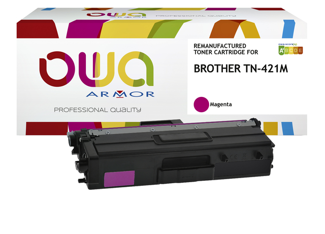 Toner OWA alternative pour Brother TN-421M rouge