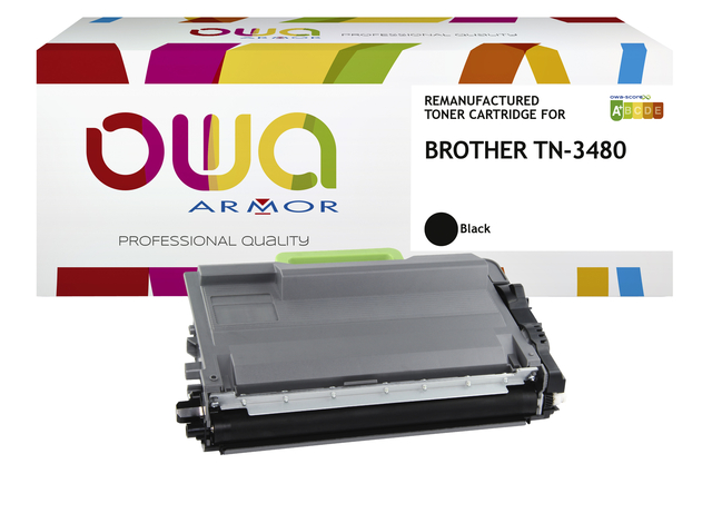 Cartouche toner OWA alternative pour Brother TN-3480 noir