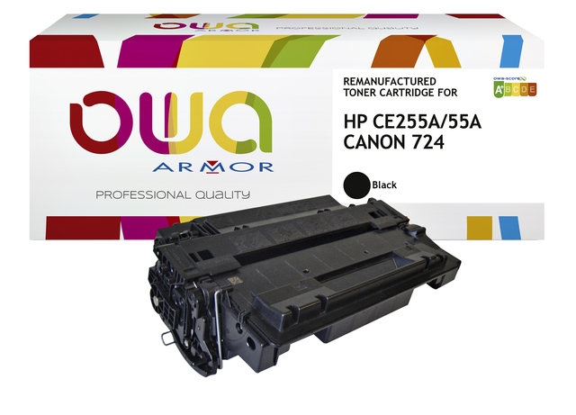 Cartouche Toner OWA alternative pour HP CE255A noir