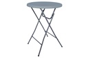 Table haute BRASQ 80cm BT100 gris