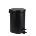 Pedaalemmer BRASQ 12 liter zwart