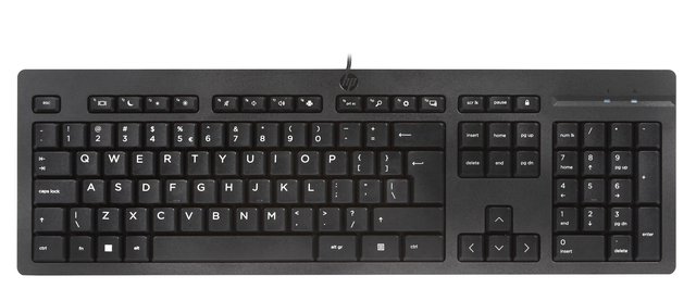 Toetsenbord HP 125 Qwerty zwart