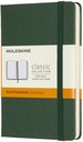 Notitieboek Moleskine pocket 90x140mm lijn hard cover myrtle green