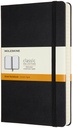 Carnet Moleskine Expanded Large 130x210mm ligné couverture rigide noir