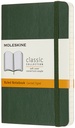 Notitieboek Moleskine pocket 90x140mm lijn soft cover myrtle green