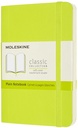 Carnet Moleskine Pocket 90x140mm uni couverture rigide vert