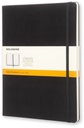 Carnet Moleskine XL 190x250mm ligné couverture rigide noir
