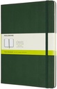 Notitieboek Moleskine XL 190x250mm blanco hard cover myrtle green