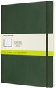 Carnet Moleskine XL 190x250mm uni couverture souple vert myrte