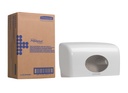 Distributeur papier toilette Kimberly Clark Aquarius 6992 Duo blanc