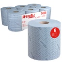 Poetspapier WypAll L10 GeneralClean 1-laags 630 vel blauw 7494