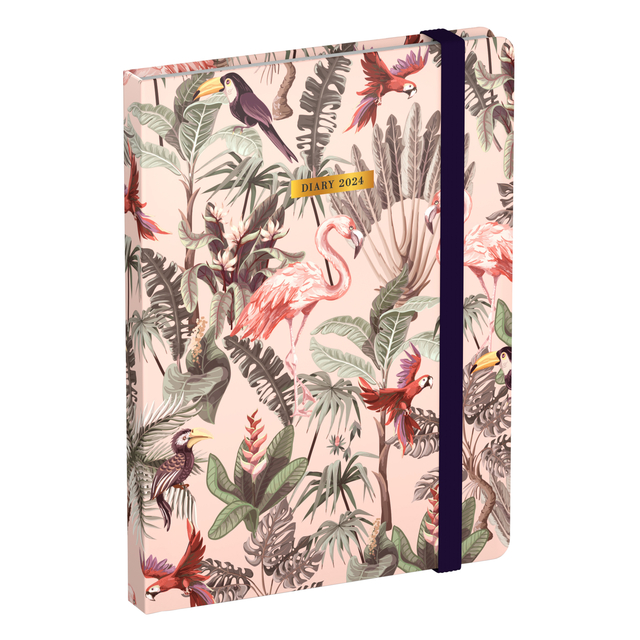 Agenda 2024 Lannoo Tropicals Birds 7 jours/2 pages 110x150mm