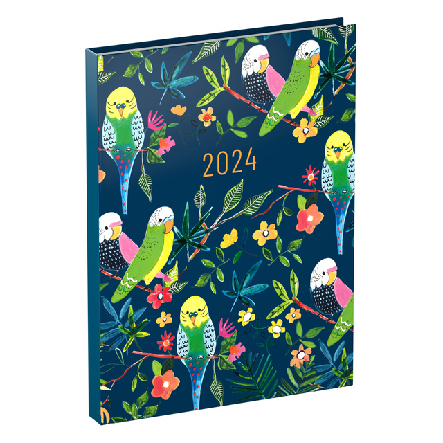 Agenda 2024 Lannoo Paper Salad vogels 7dagen/2pagina''s 110x150
