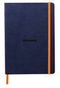 Carnet de notes Rhodia A5 ligné 80 feuilles 90g bleu nuit